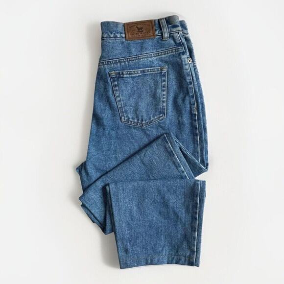 Ralph Lauren Jeans Co Womens Vintage Mom Denim Size 12 Petite Blue 90s Baggy - Picture 1 of 16
